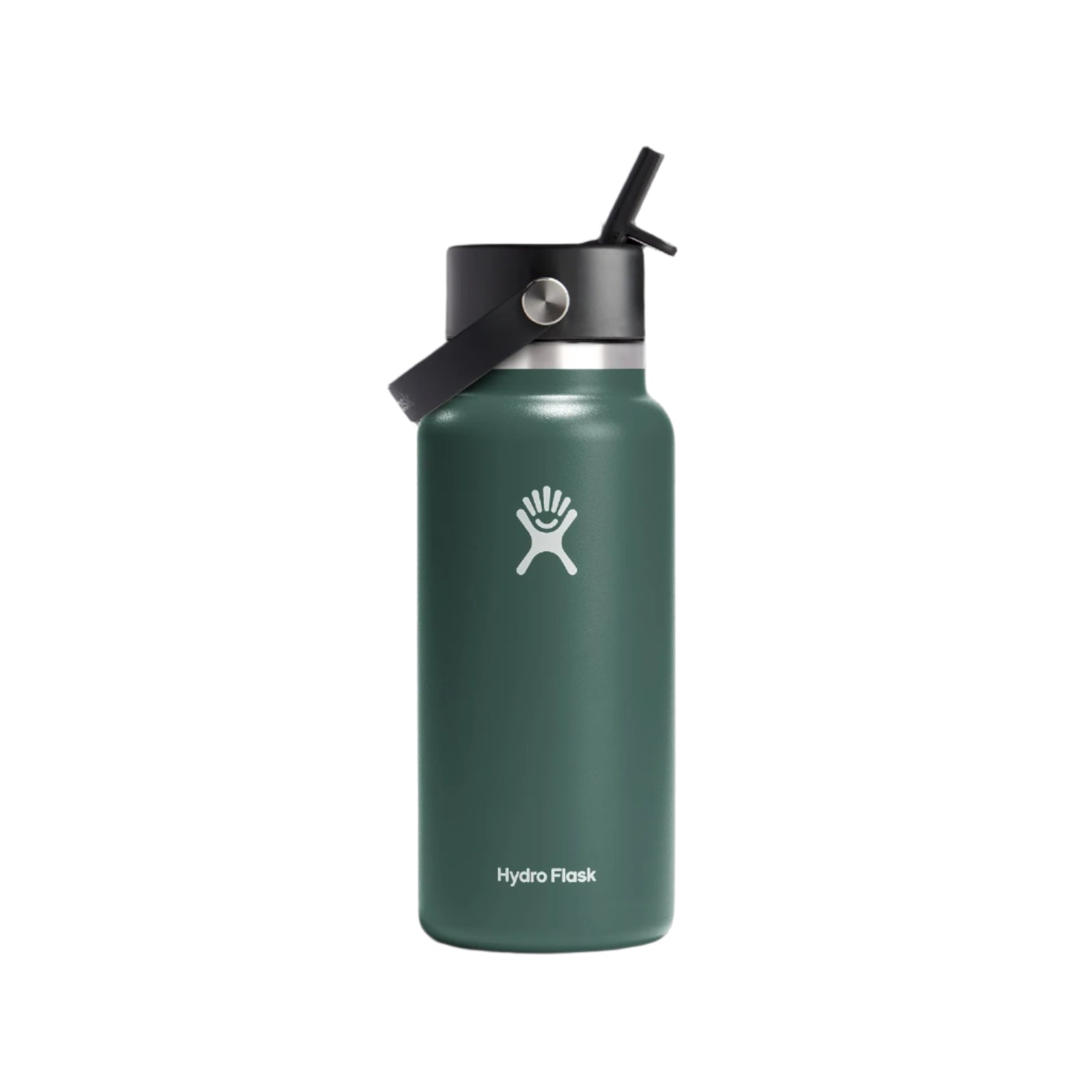 Hydration 32oz Wide Mouth Flex Straw Cap Insulated Water Bottle