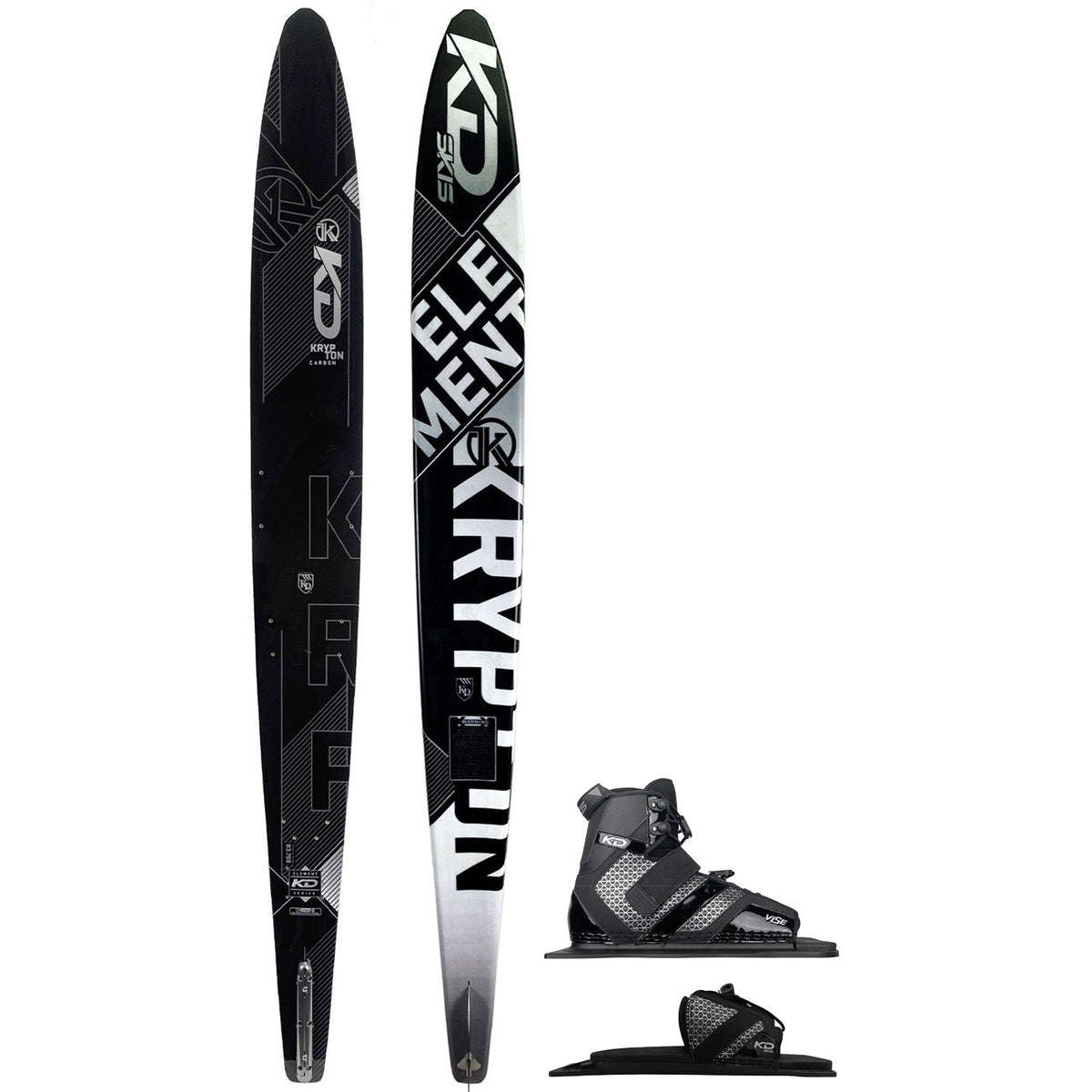 Krypton Carbon Slalom Ski w/ Vise Boot Package