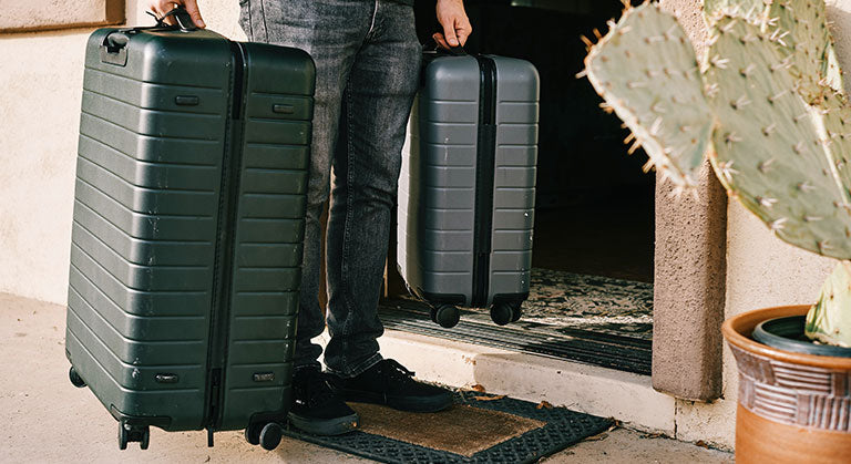 Travel luggage banner