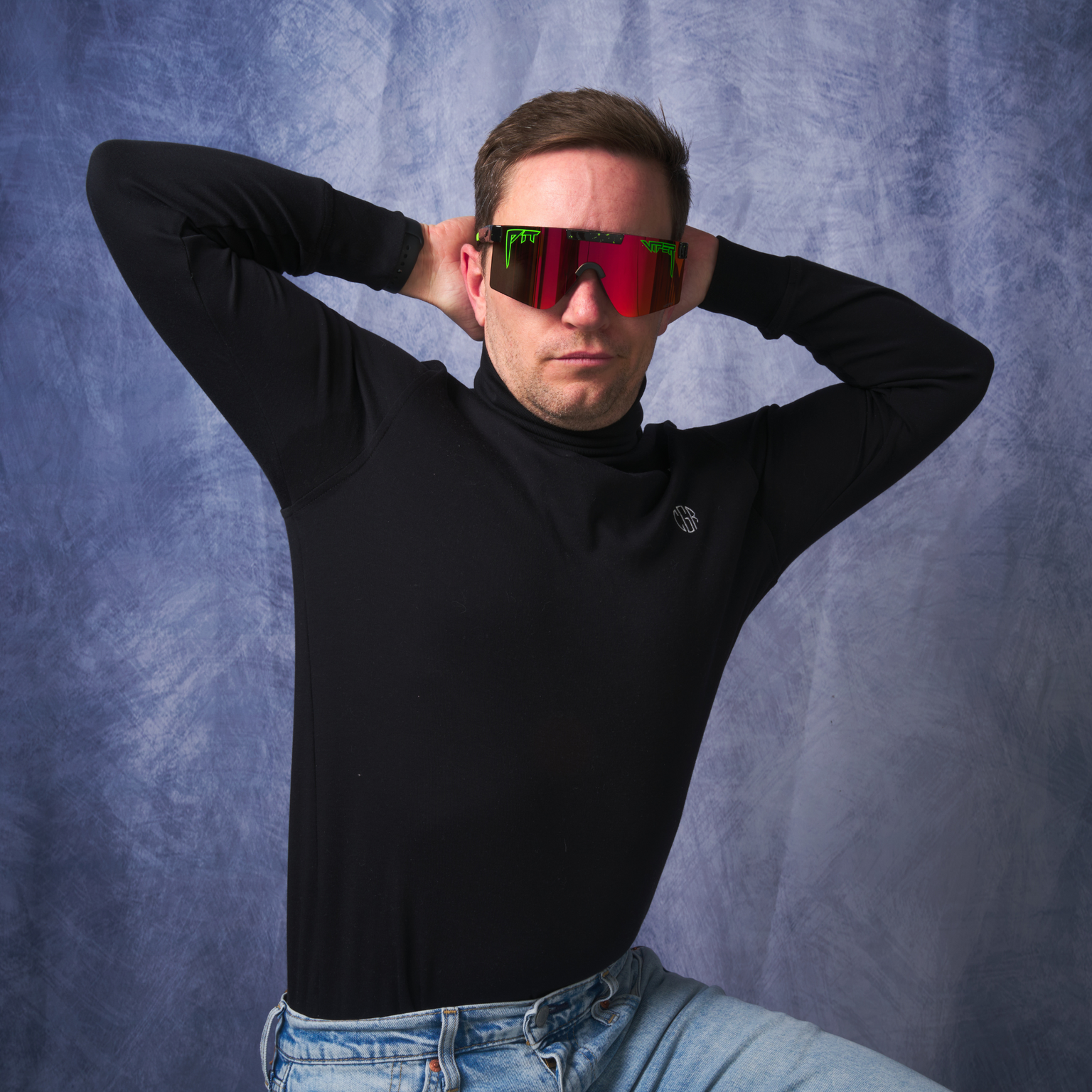 The Monster Bull Original 2.0 Sunglasses - Wide HDPV Polarized Orange