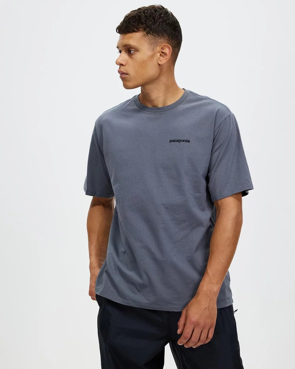 Patagonia Men's P-6 Logo Responsibili-Tee® Plume Grey