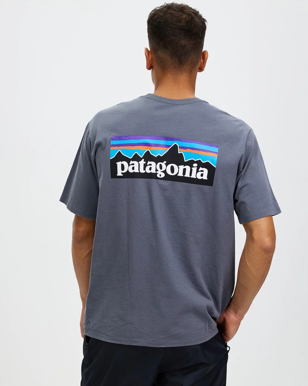 Patagonia Men's P-6 Logo Responsibili-Tee® Plume Grey