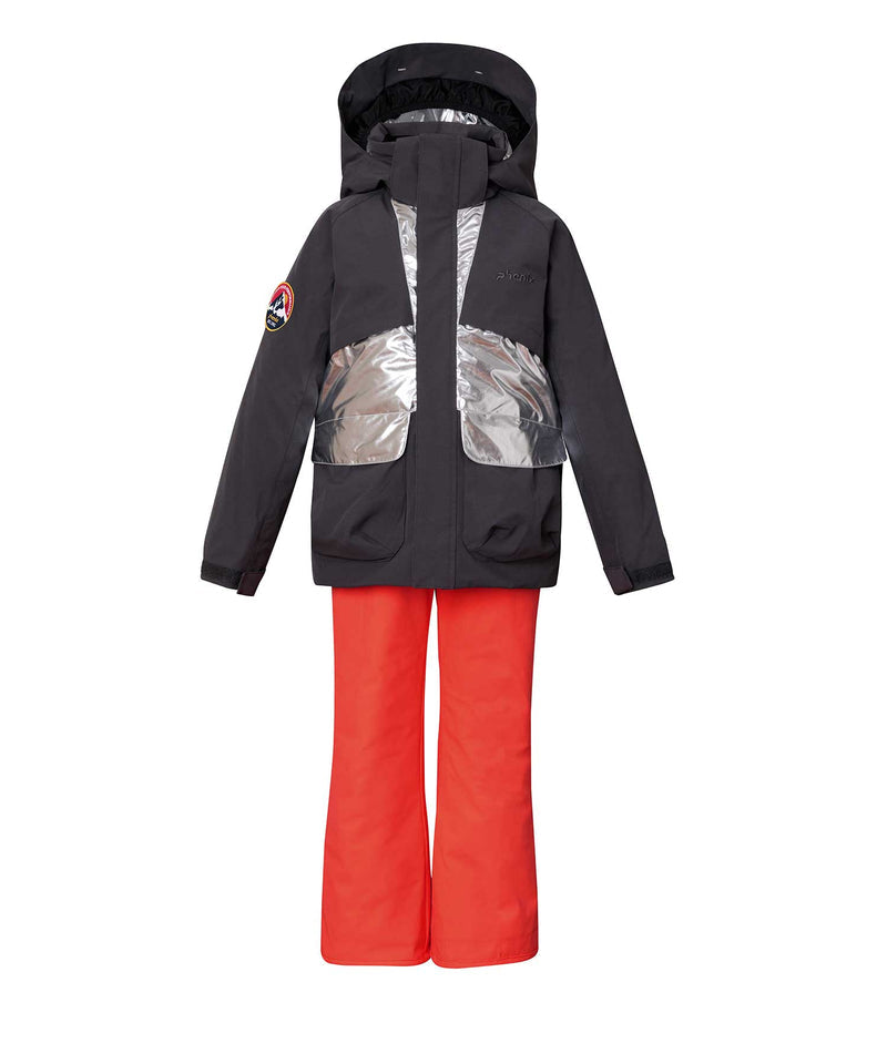 Phenix Kids Snow Jet Jr Two Piece Charcoal Grey