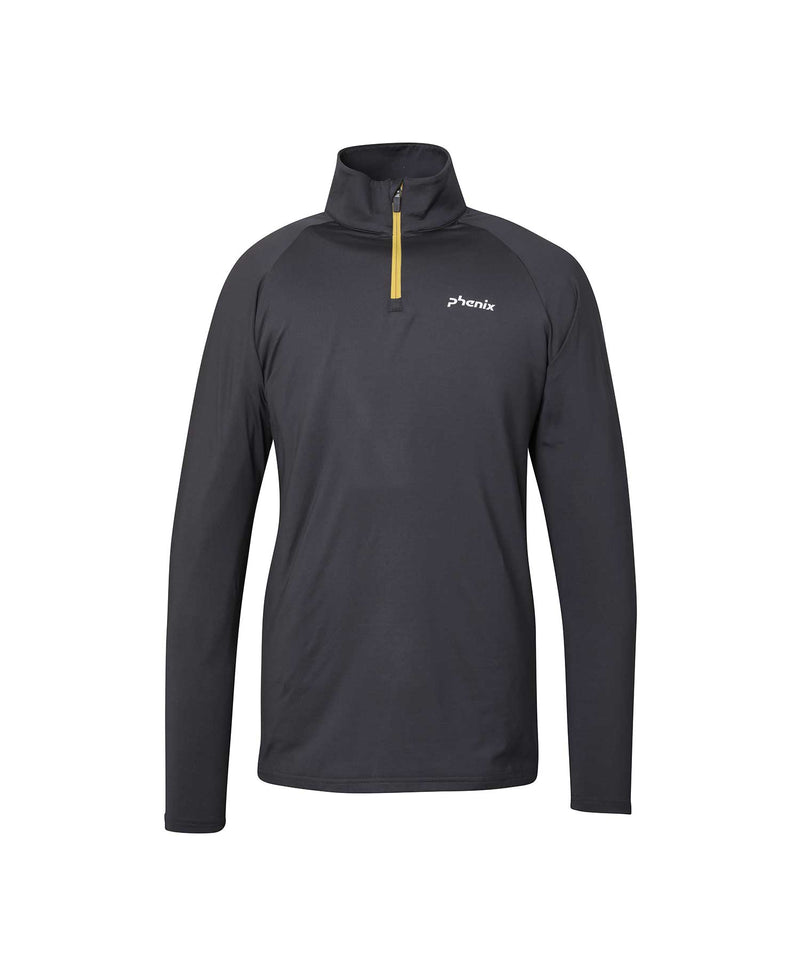 Phenix Mens Thunderbolt 1/2 Skivvy Charcoal Gray