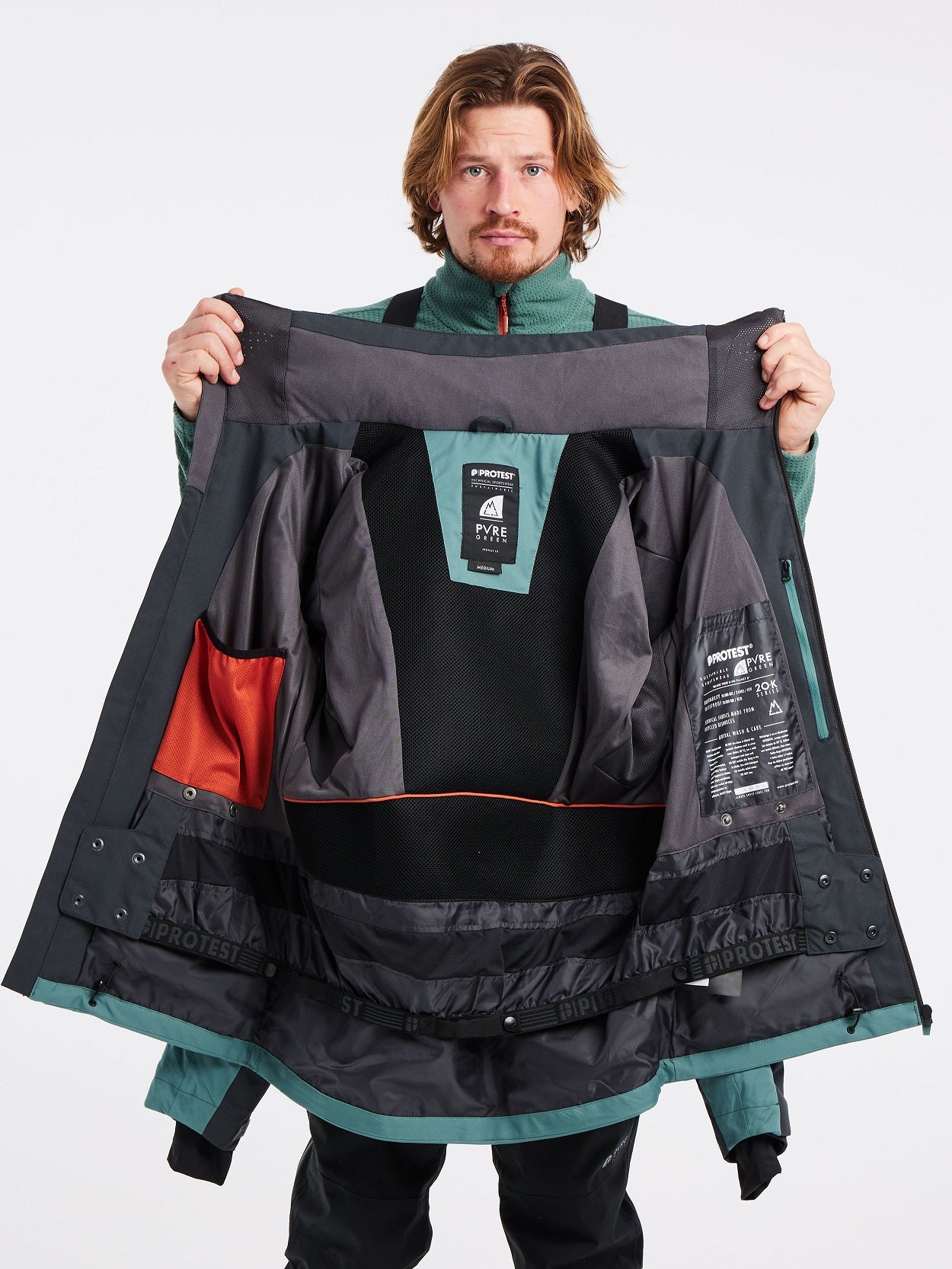 Protest Barent Jacket Atlantic Green