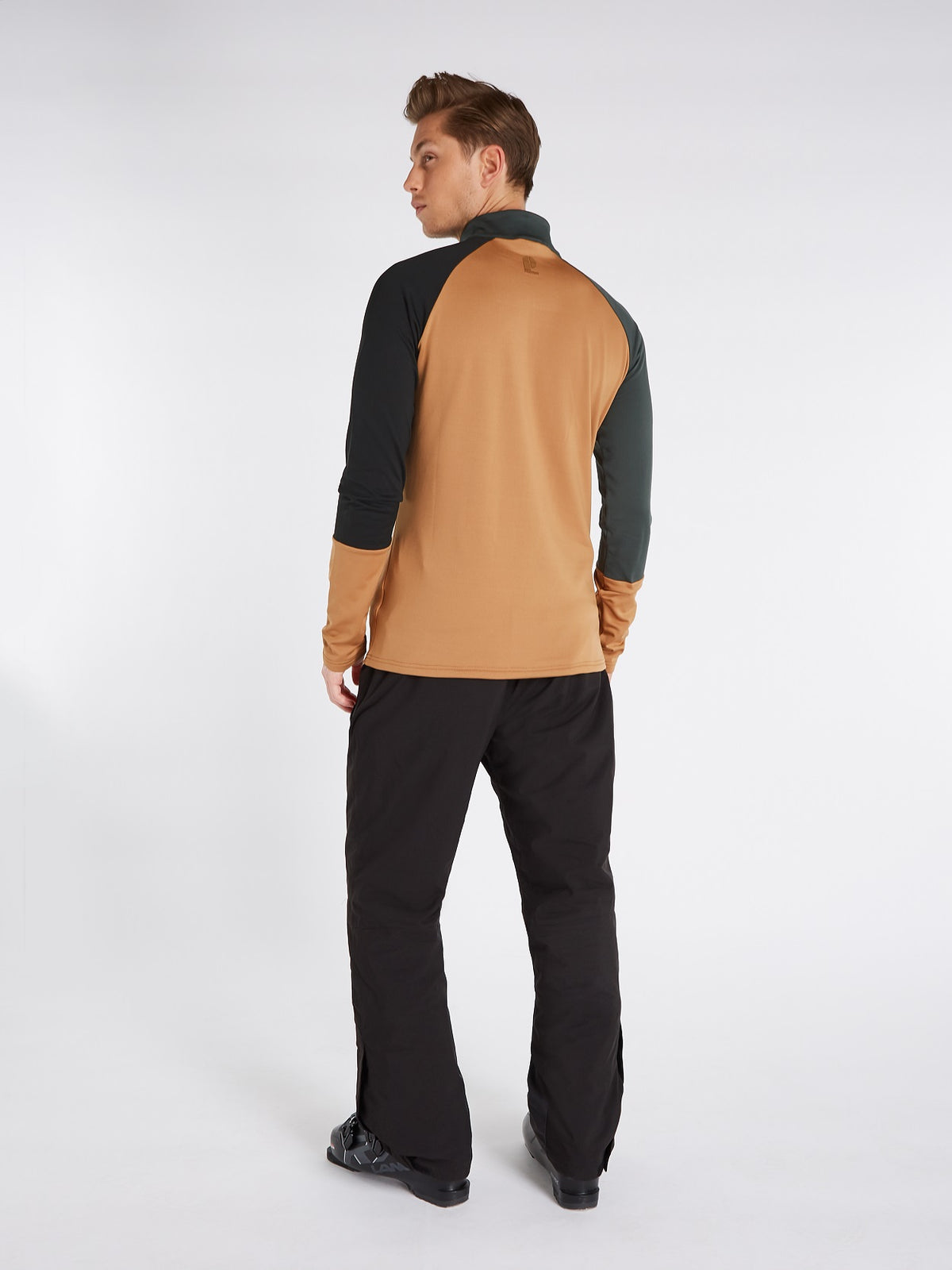 Protest Holdme 1/4 Zip Top Skivvy Fudgecamel