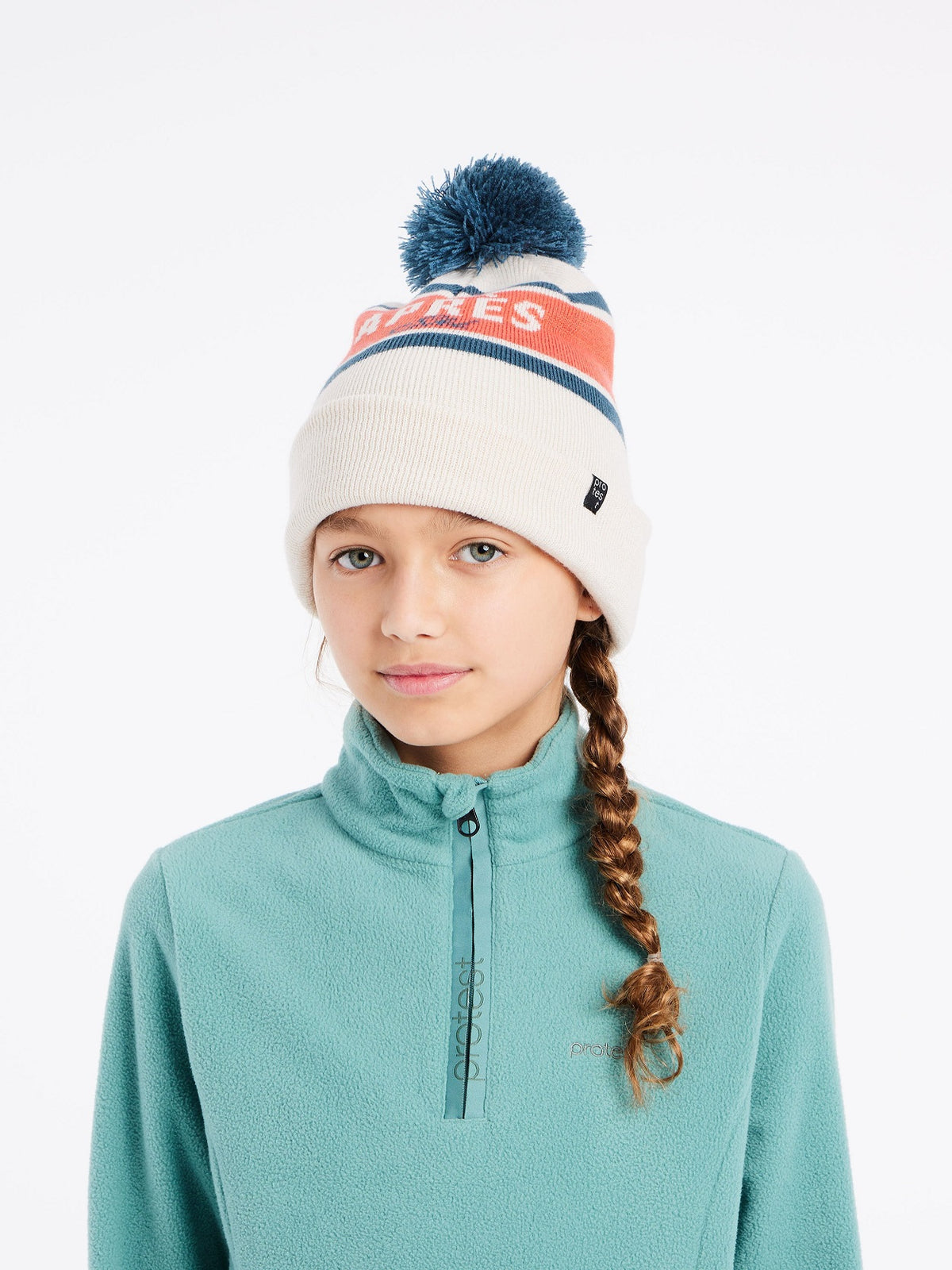 Protest Mutey Jr 1/4 Zip Skivvy Crocodile Green