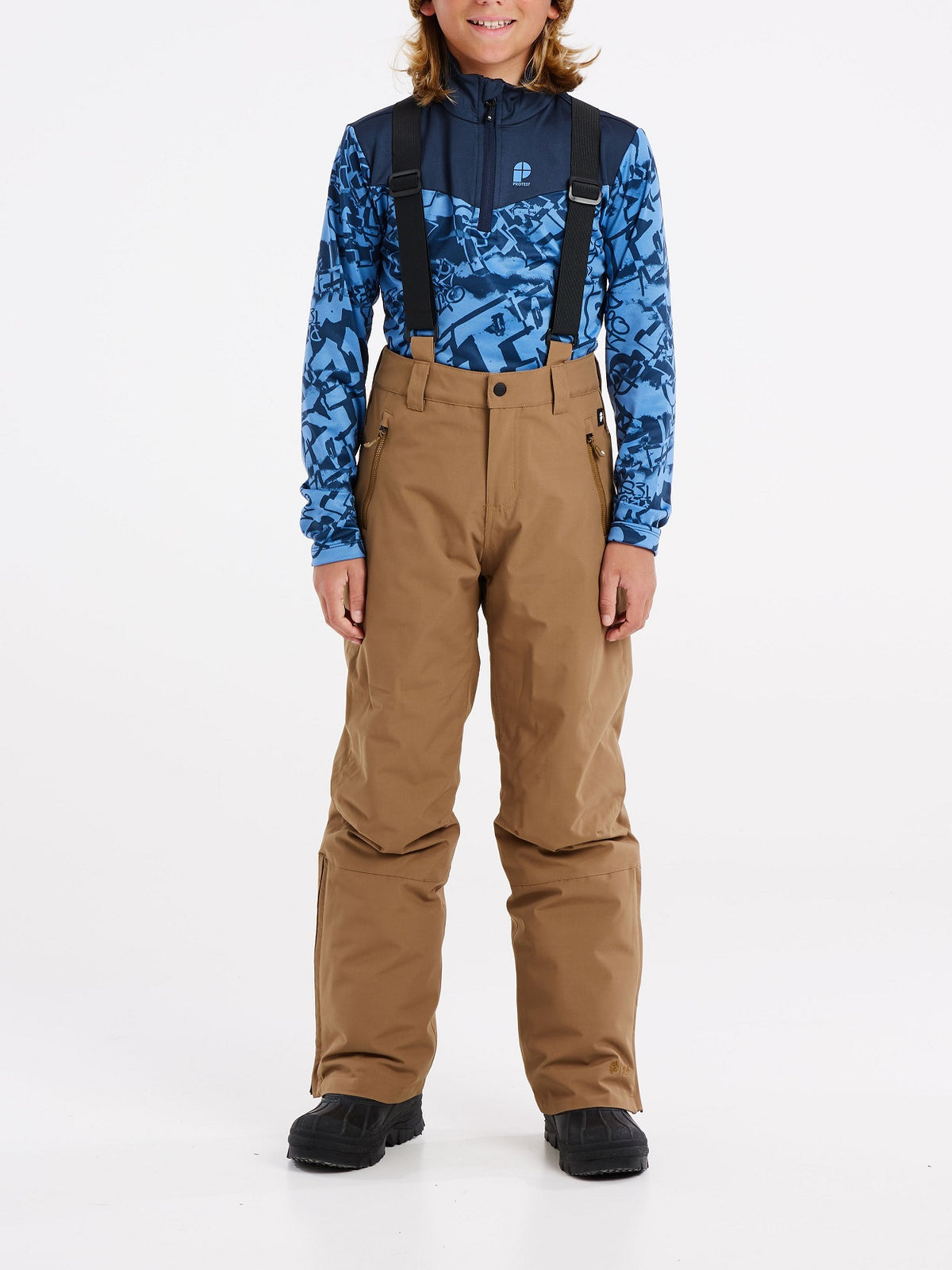 Protest Spiket Jr Pants Sandy Brown