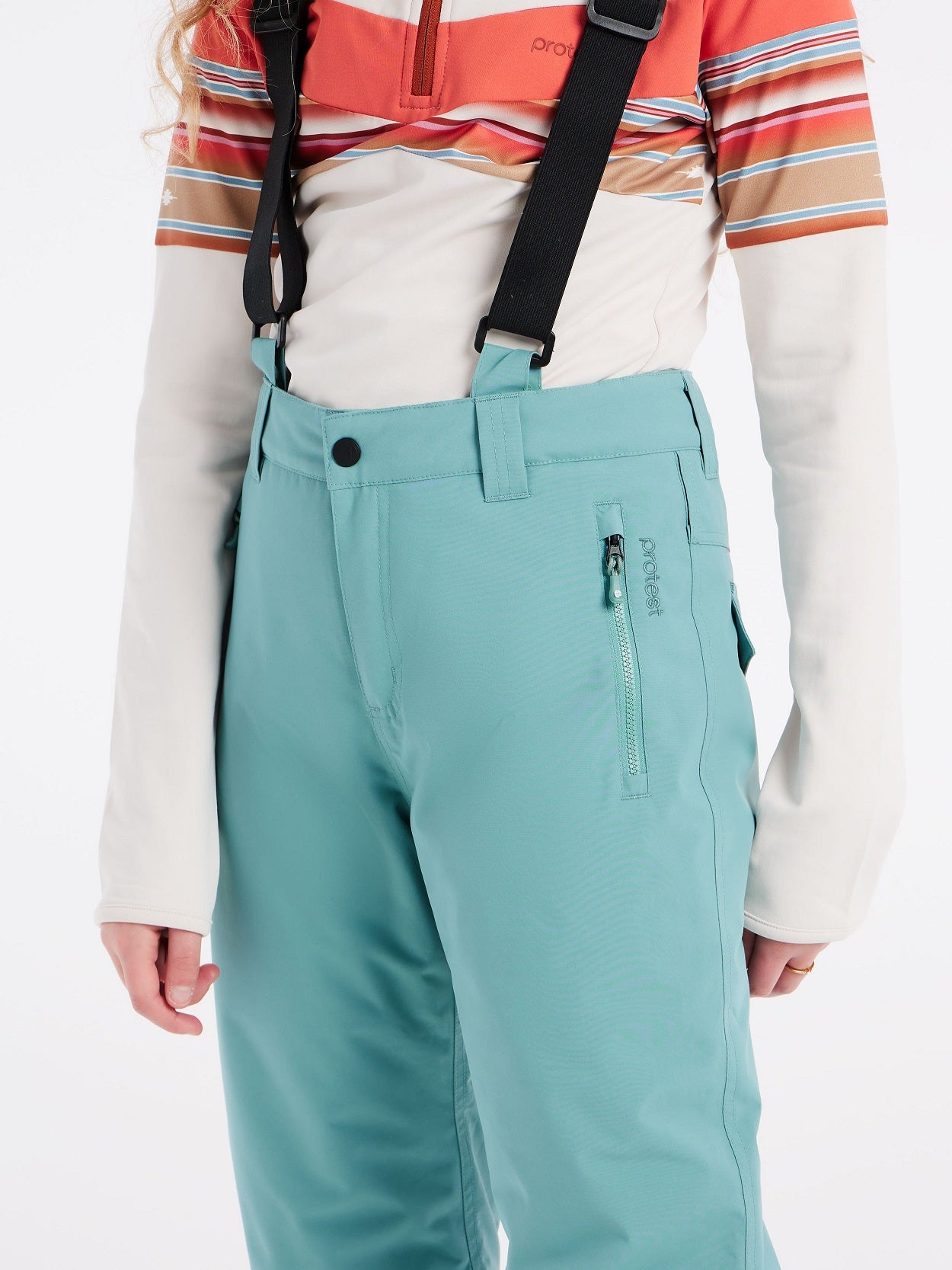 Protest Sunny Jr Pants Crocodile Green