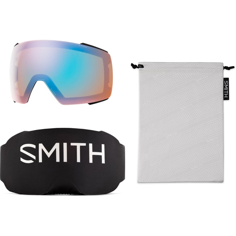 Smith Gogg IO Mag CSun Black Gold Mirror - Image 3