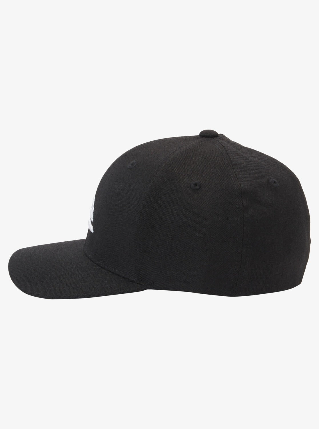 Quiksilver Mens Mountain & Wave Flexfit Cap Black White