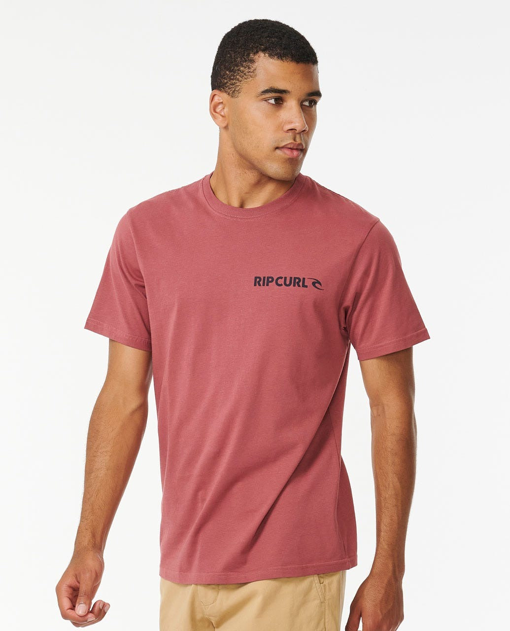 Ripcurl Brand Icon Tee Apple Butter