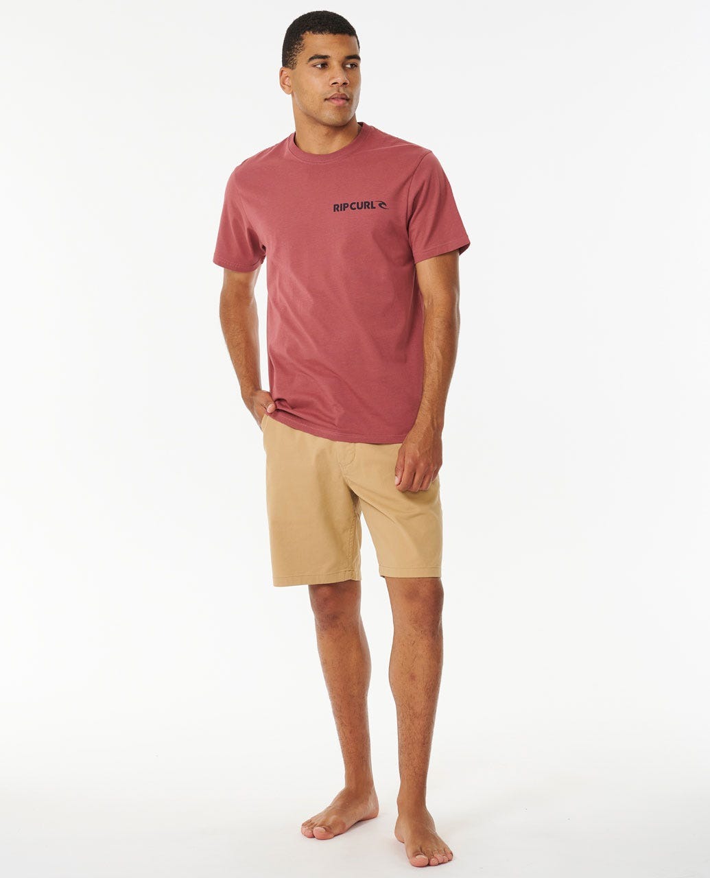 Ripcurl Brand Icon Tee Apple Butter