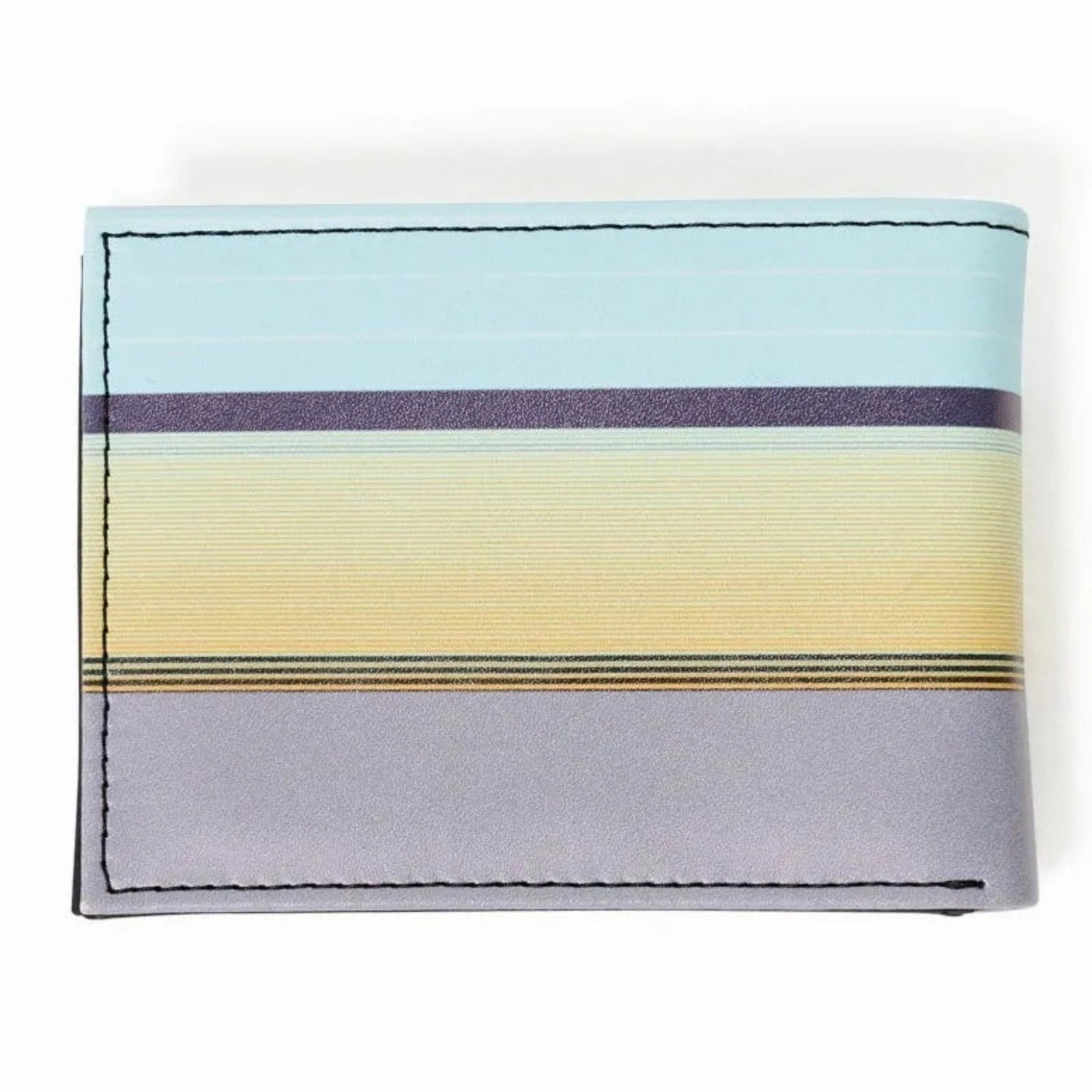 Ripcurl Combo PU Slim Wallet Black Grey Aqua