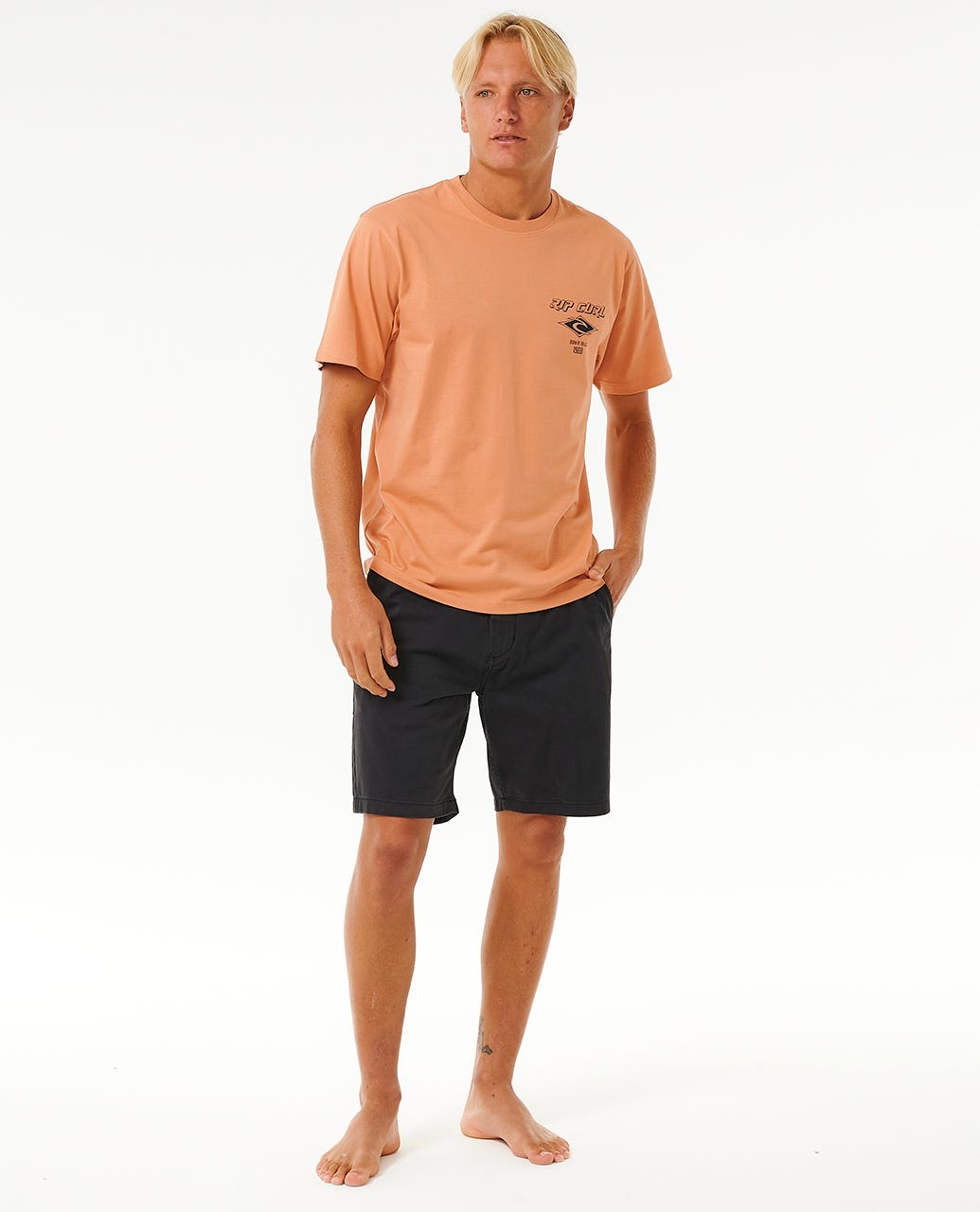 Ripcurl Fade Out Icon Tee Clay