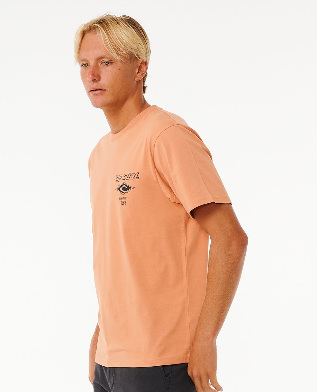 Ripcurl Fade Out Icon Tee Clay