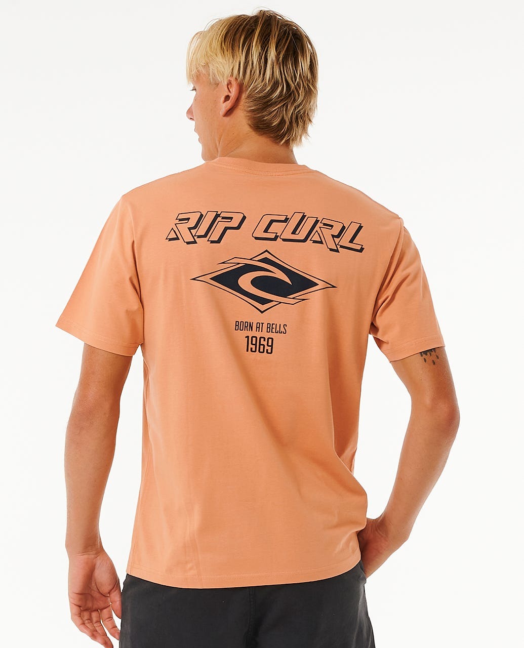 Ripcurl Fade Out Icon Tee Clay