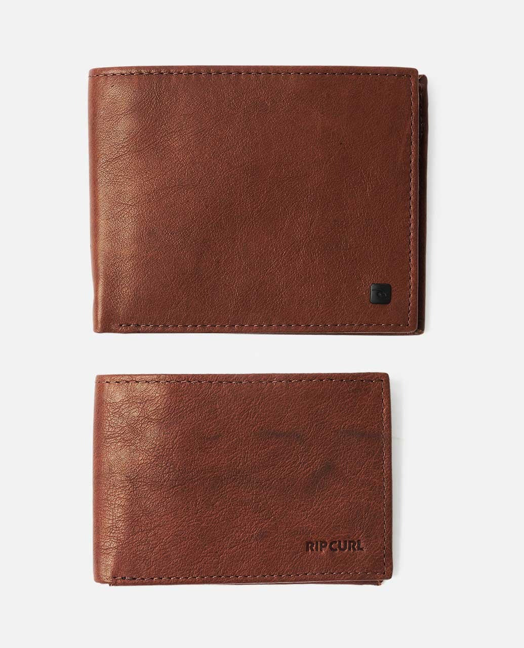 Rip Curl K-Roo RFID 2 In 1 Leather Wallet Brown