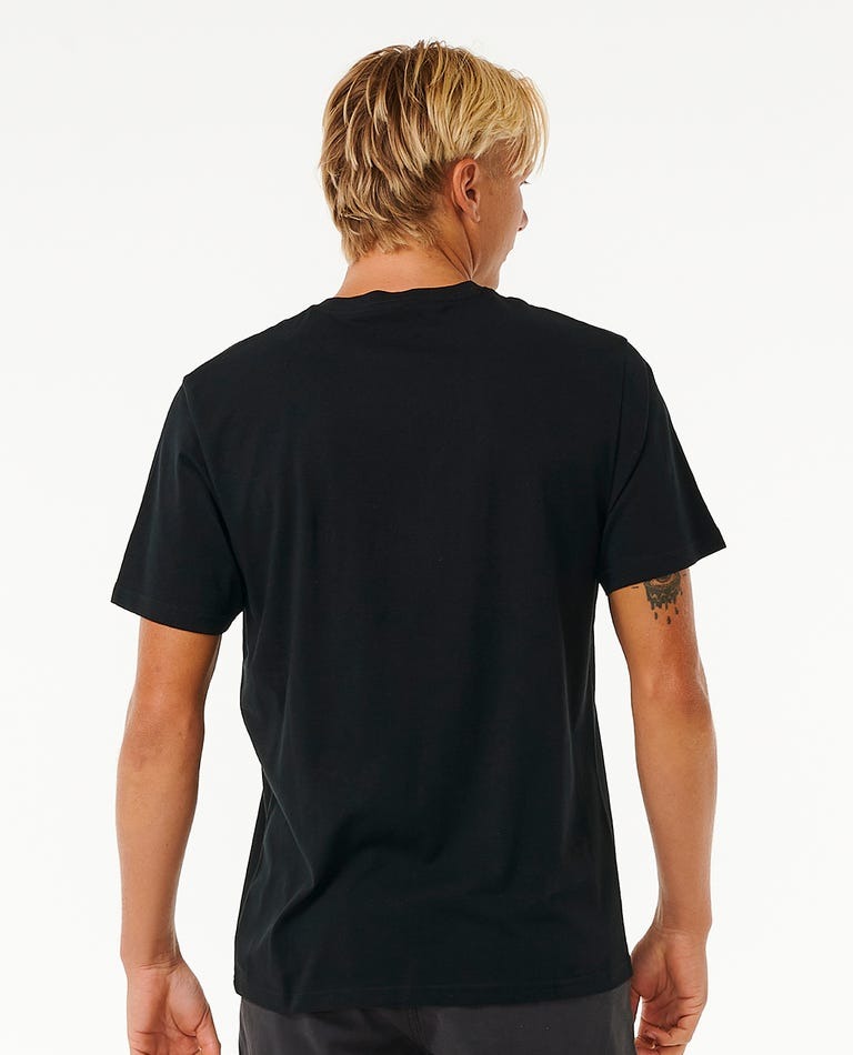 Ripcurl Pill Icon Short Sleeve Tee Black/Purple