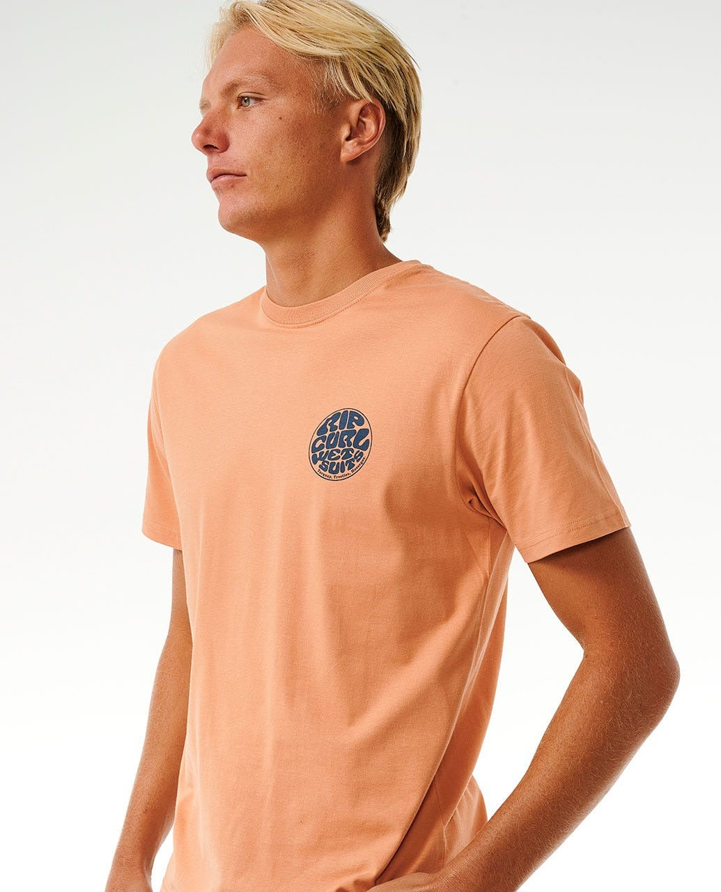 Ripcurl Wetsuit Icon Short Sleeve Tee Clay