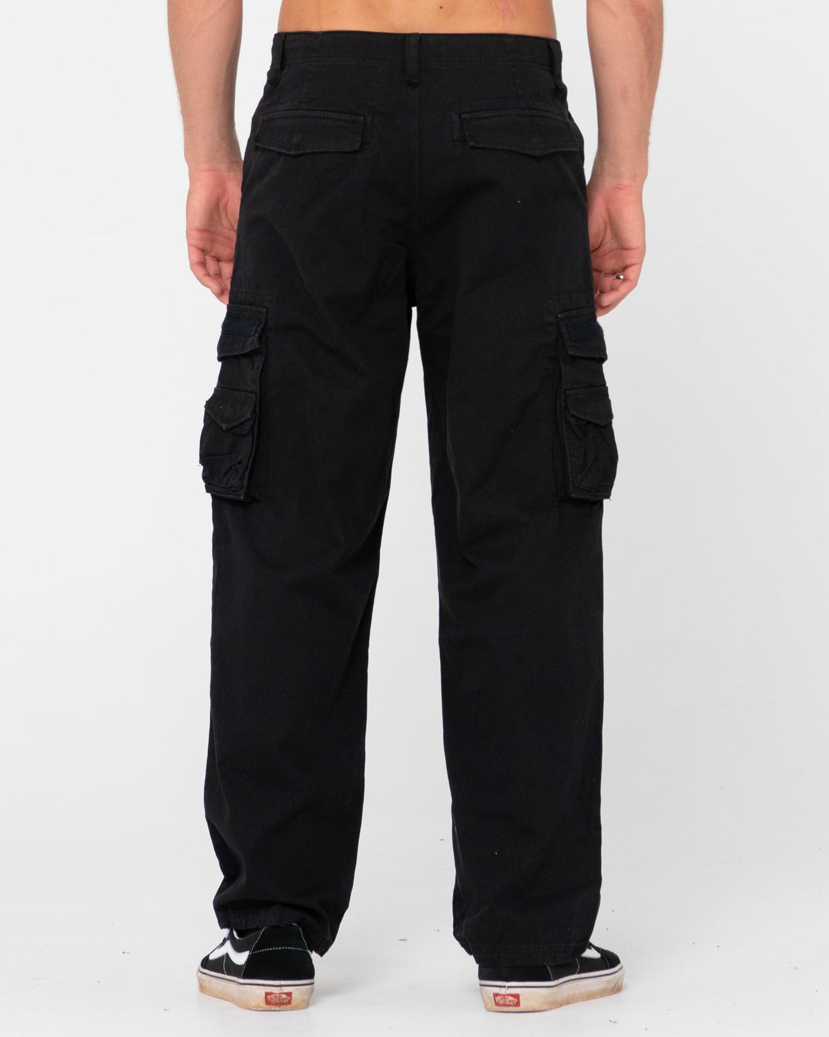 Rusty Sheetya Loose Fit Cargo Pant Black