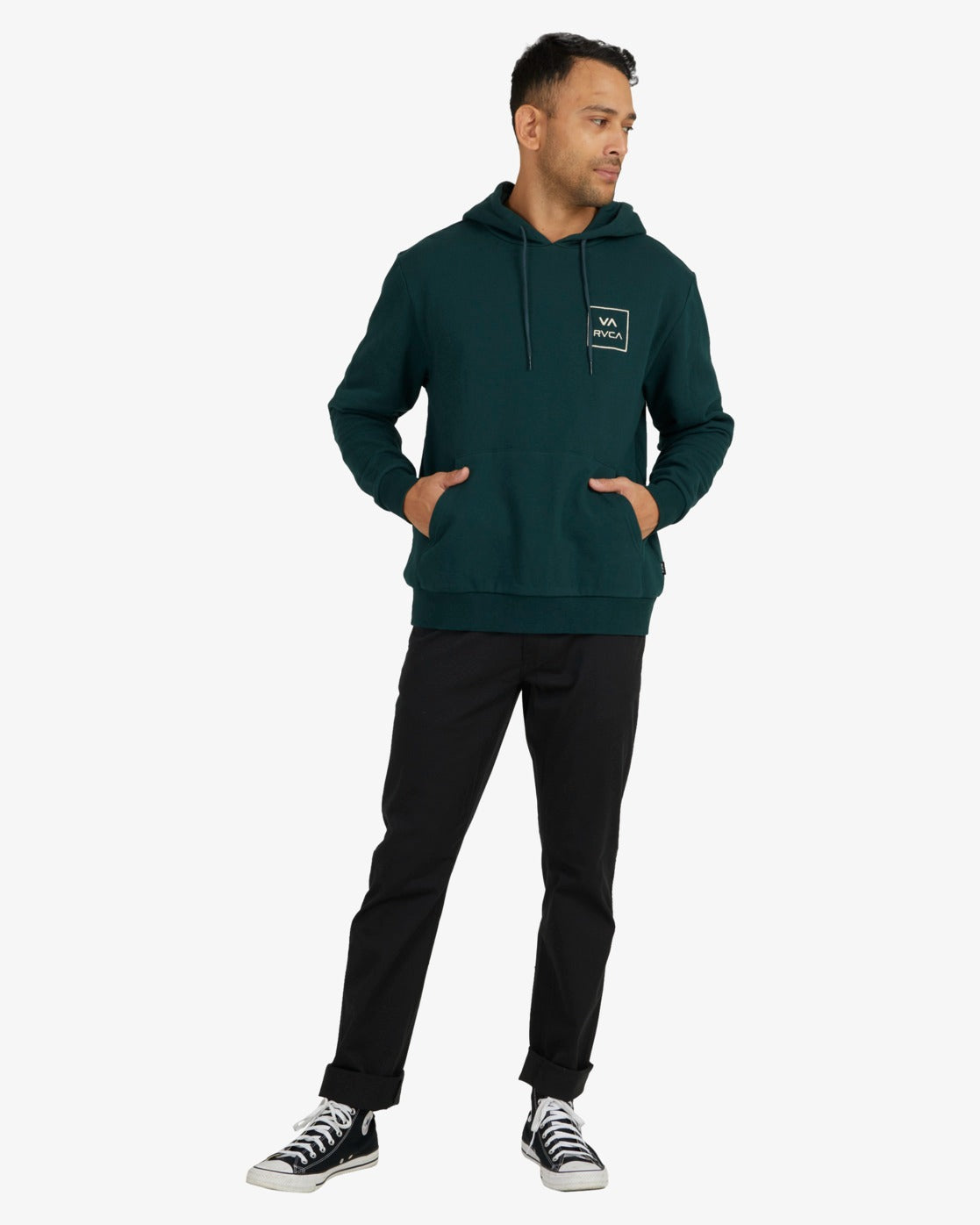 Rvca All The Ways Hoodie Hunter Green