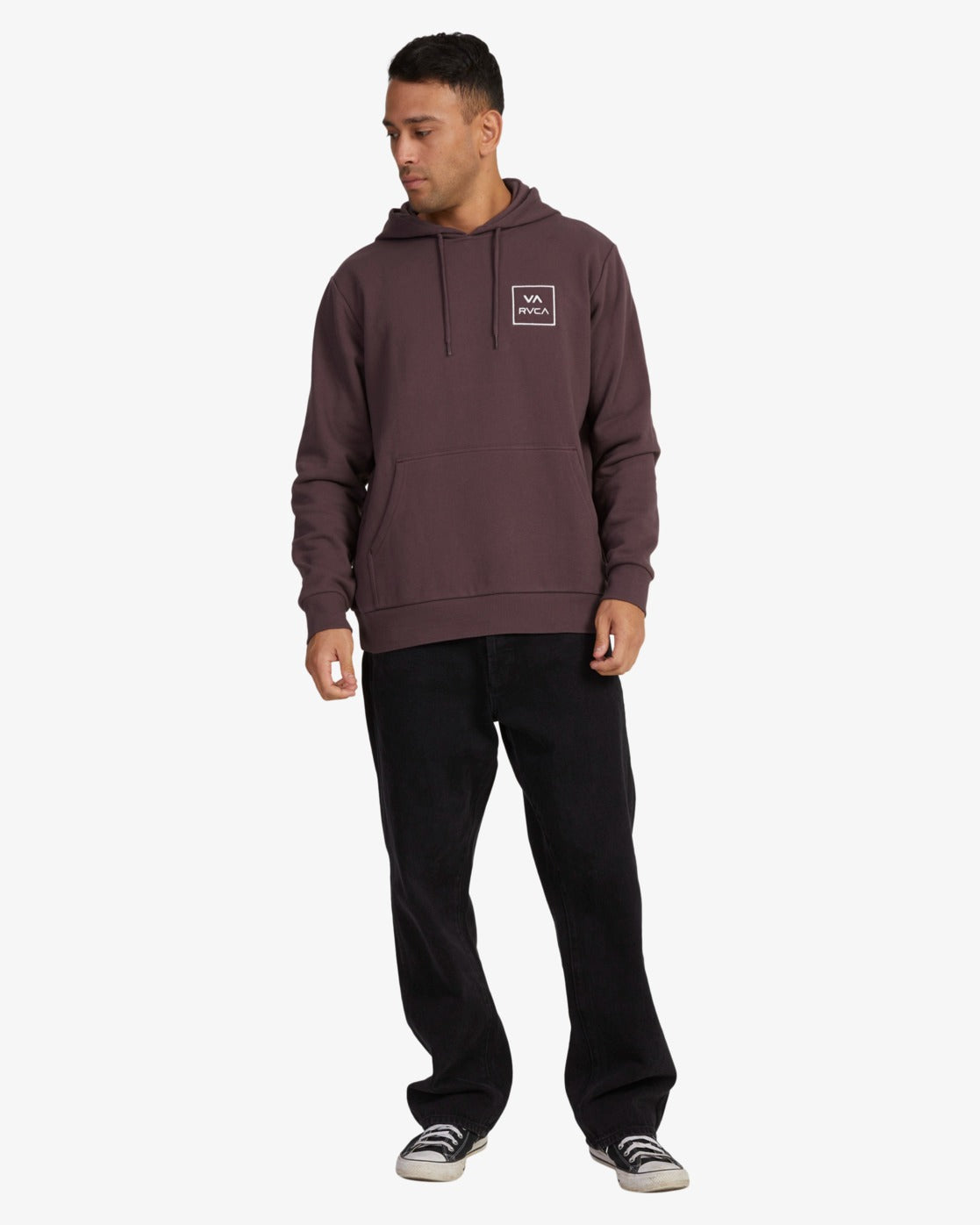 Rvca All The Ways Hoodie New Plum