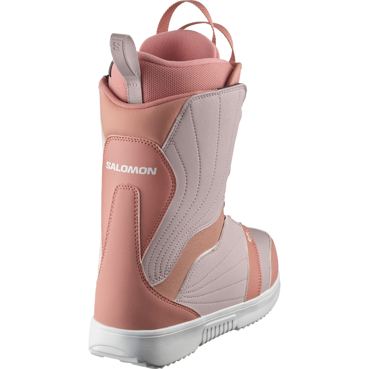 Salomon Pearl BOA Womens Snowboard Boots Ash Lilac White