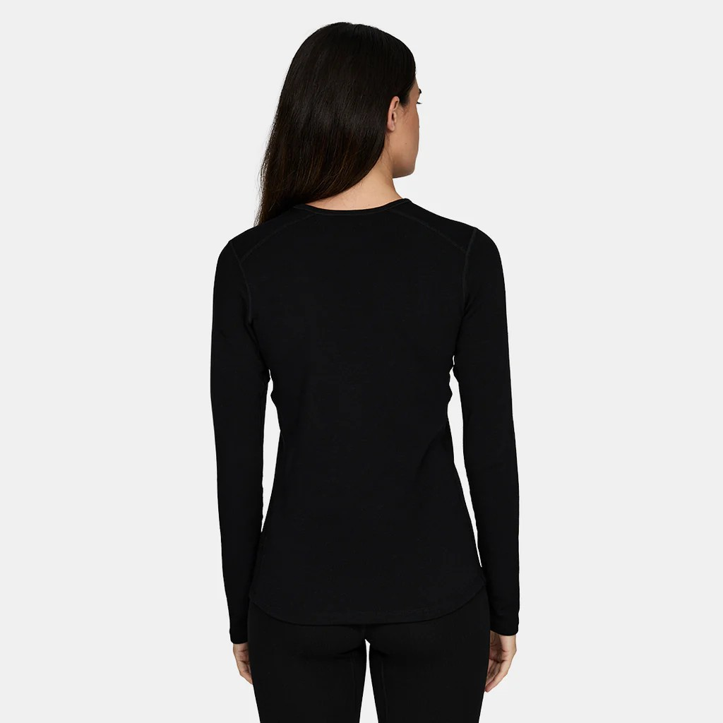 Womens Heavyweight Grid Fleece Crew Base Layer