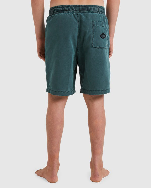 Boys 8-16 All Day Overdye Layback Boardshorts