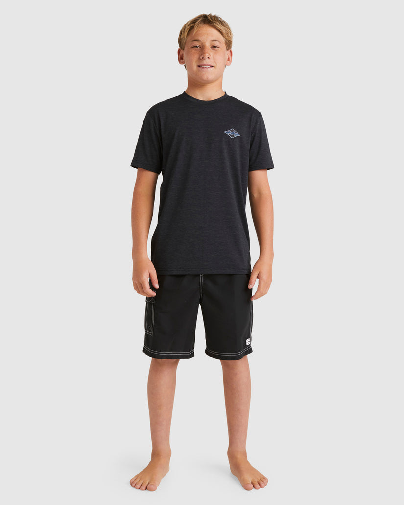 Boys 8-16 Diamond Shoreline Rash Vest