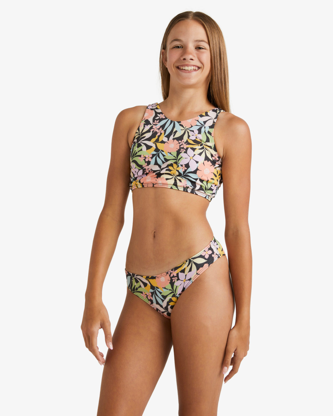 Girls 6-14 Sweet Talkin High Neck Set