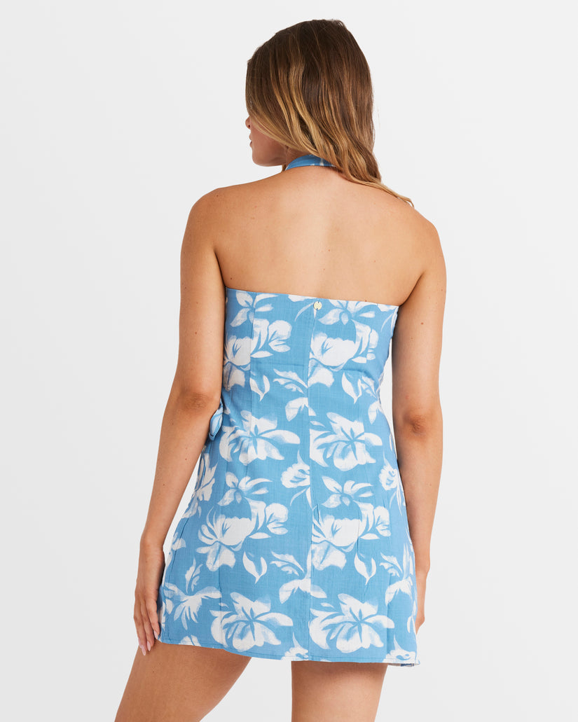 Billabong Womens Illusion Halter Wrap Dress - Auski Australia Billabong Womens Illusion Halter Wrap Dress - Auski Australia