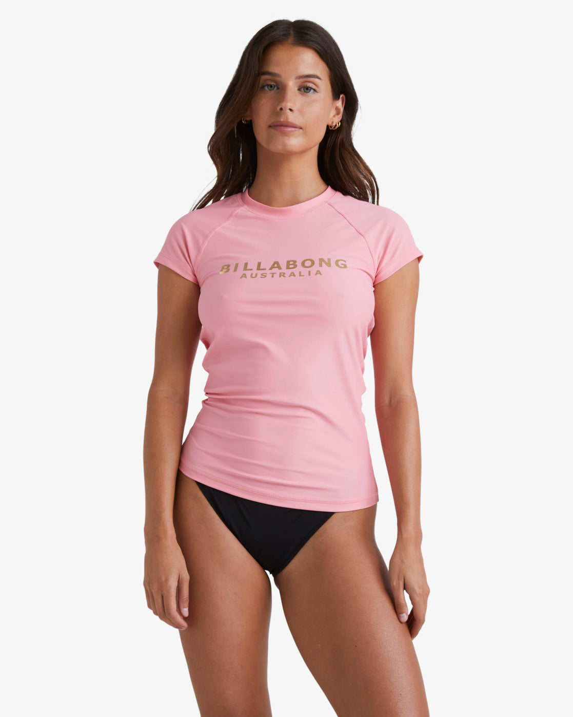 Womens Society Foil Short Sleeve Rash Vest