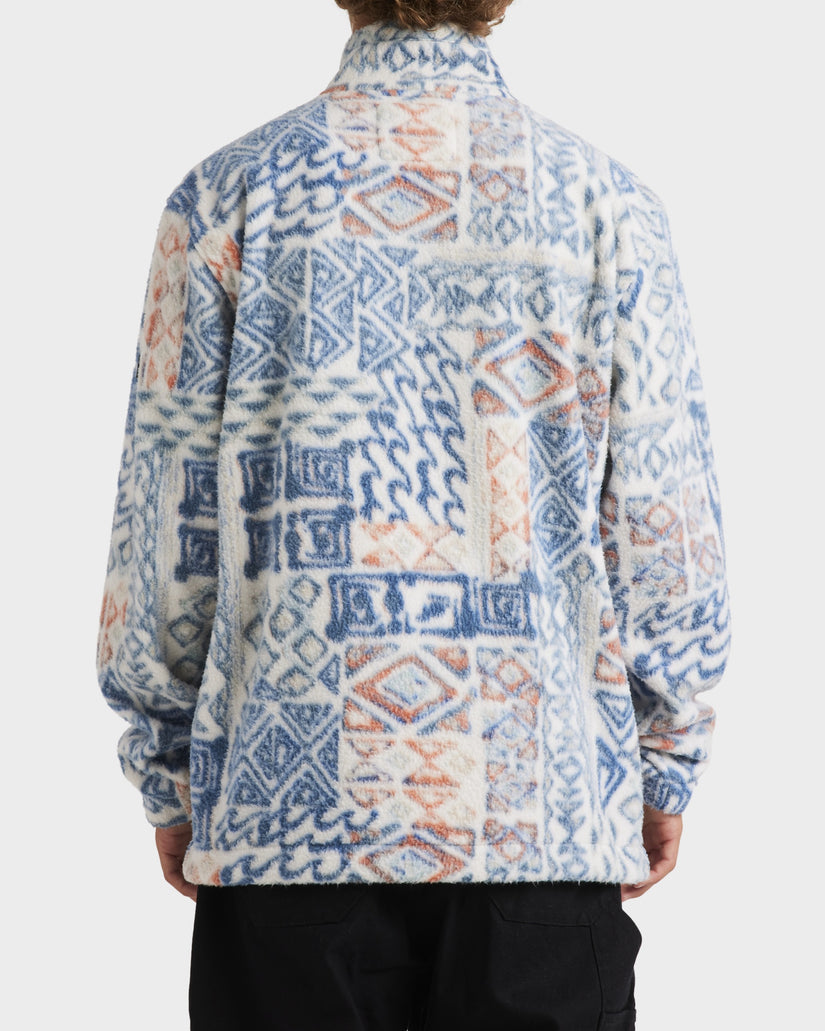 Mens A/Div Boundary Half Zip Fleece Pullover