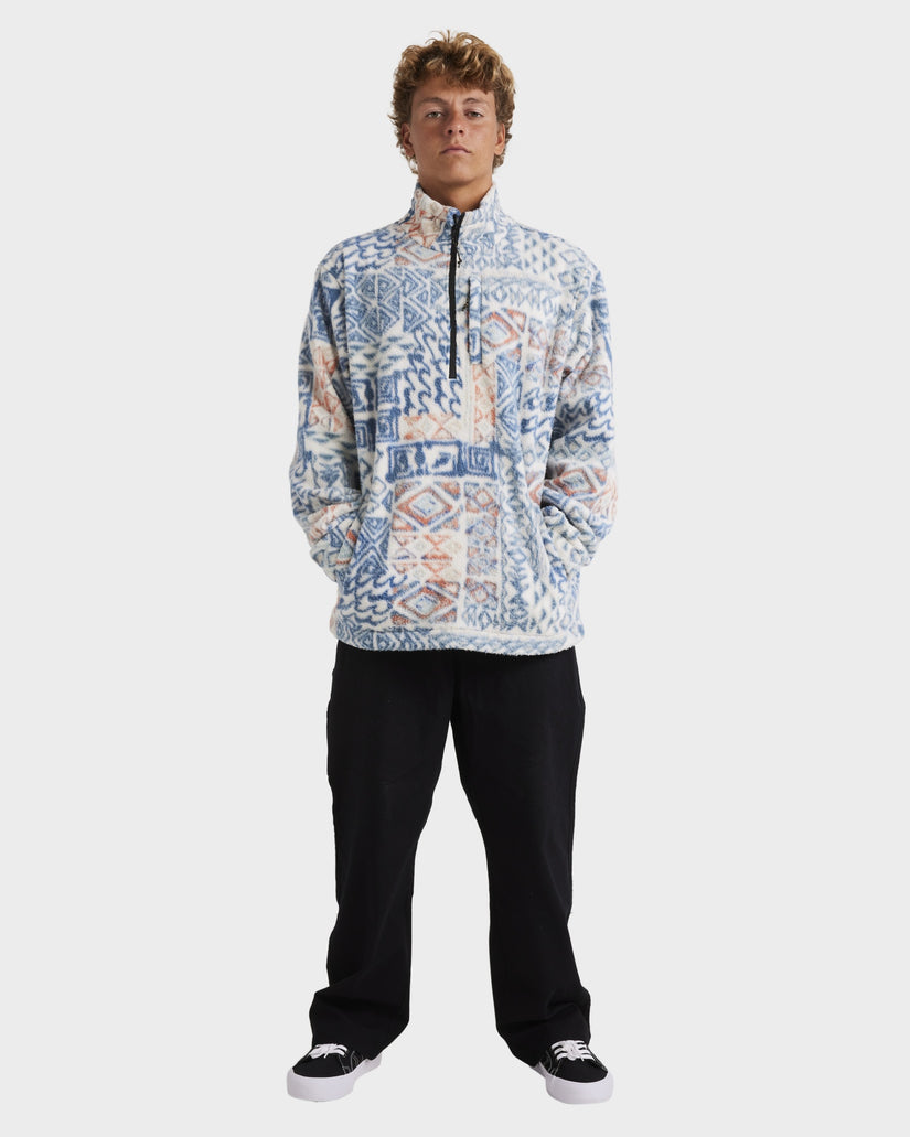 Mens A/Div Boundary Half Zip Fleece Pullover