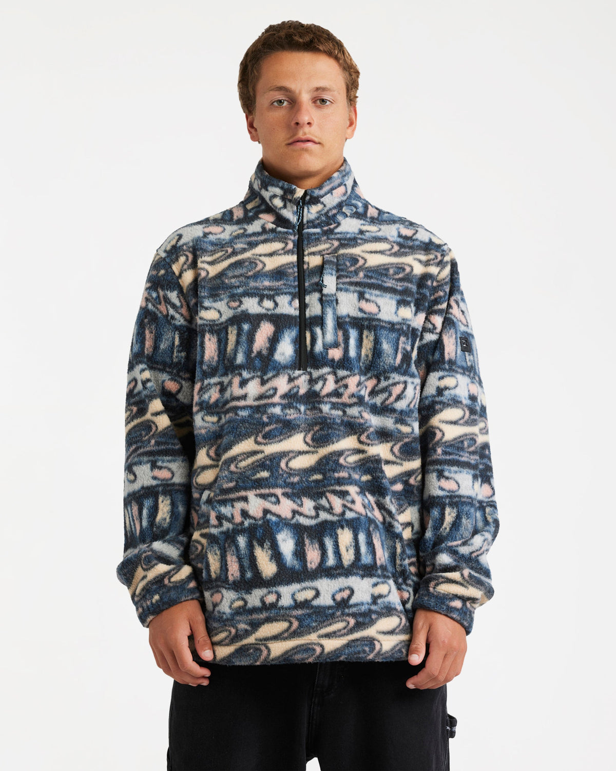 Mens Occy Heritage Half Zip Fleece Pullover