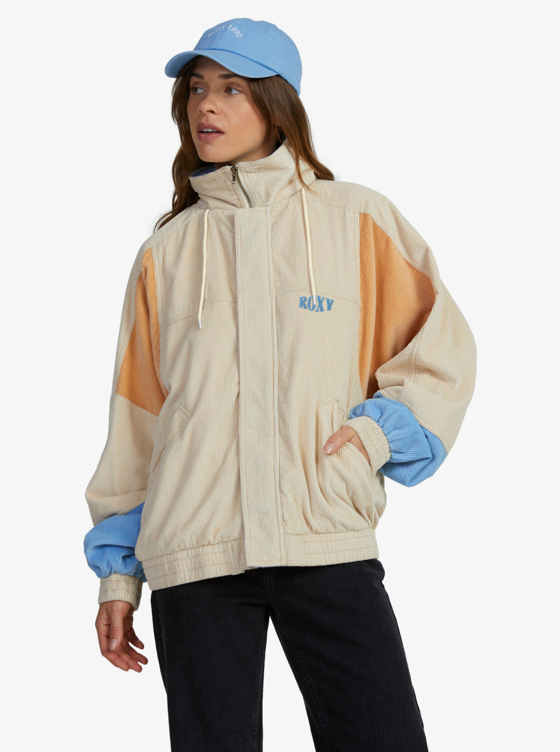 Womens Strike A Cord Pop Over Jacket