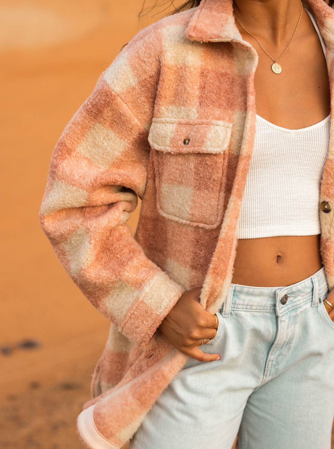 Womens Over And Above Polar Fleece Jacket