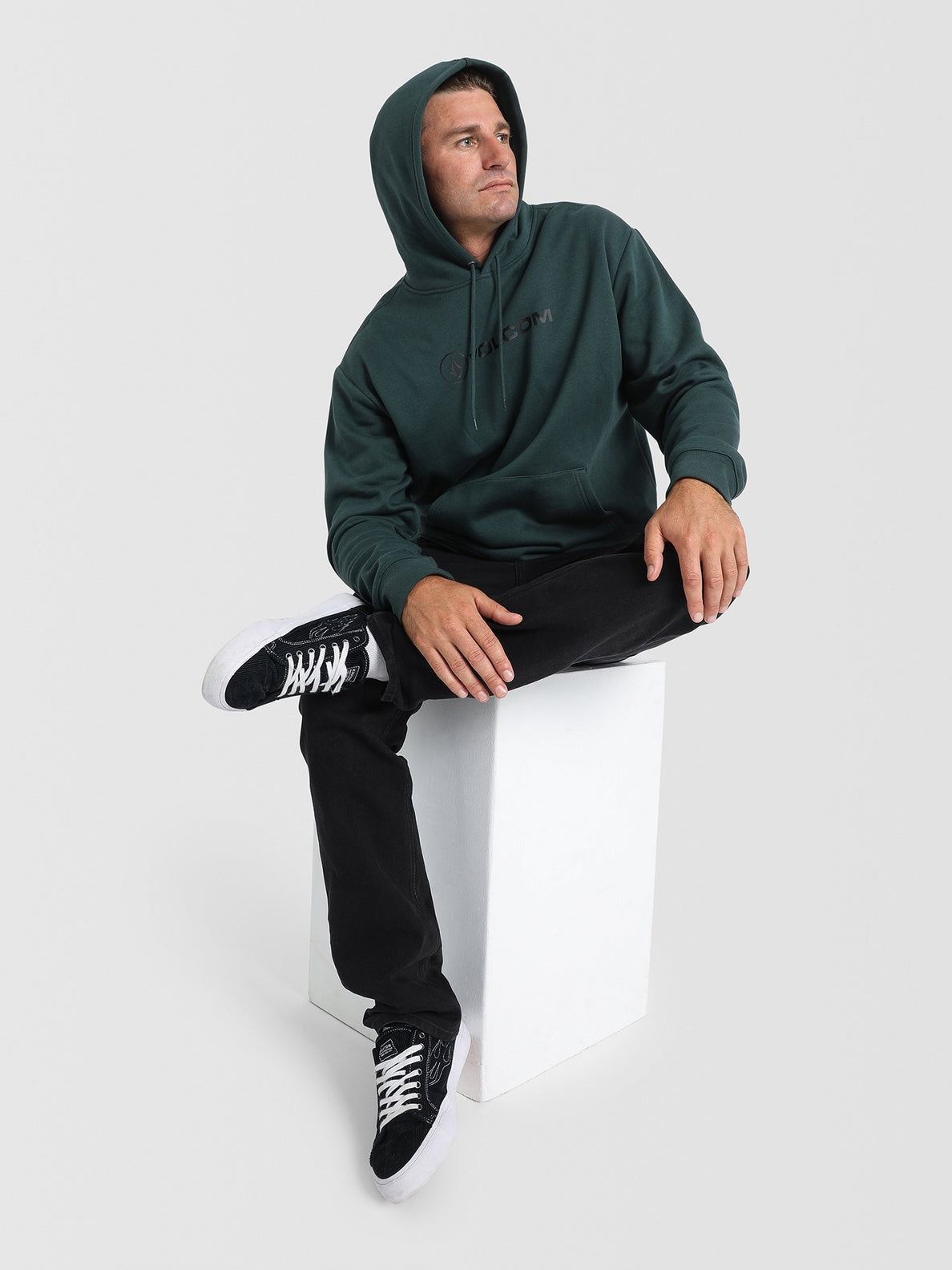 Volcom Stonicon Pullover Cedar Green