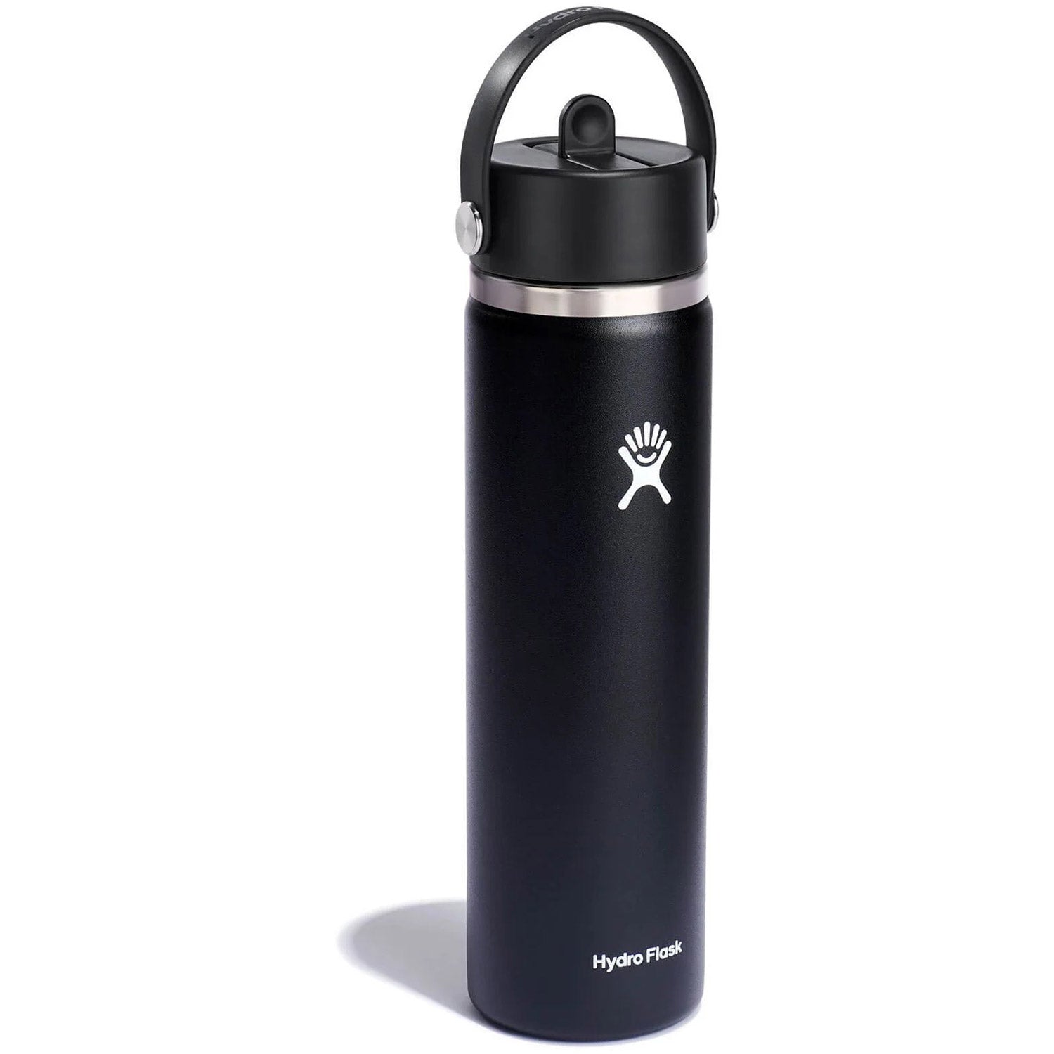 Hydration 24oz Wide Mouth Flex Straw Cap Insulated Water Bottle