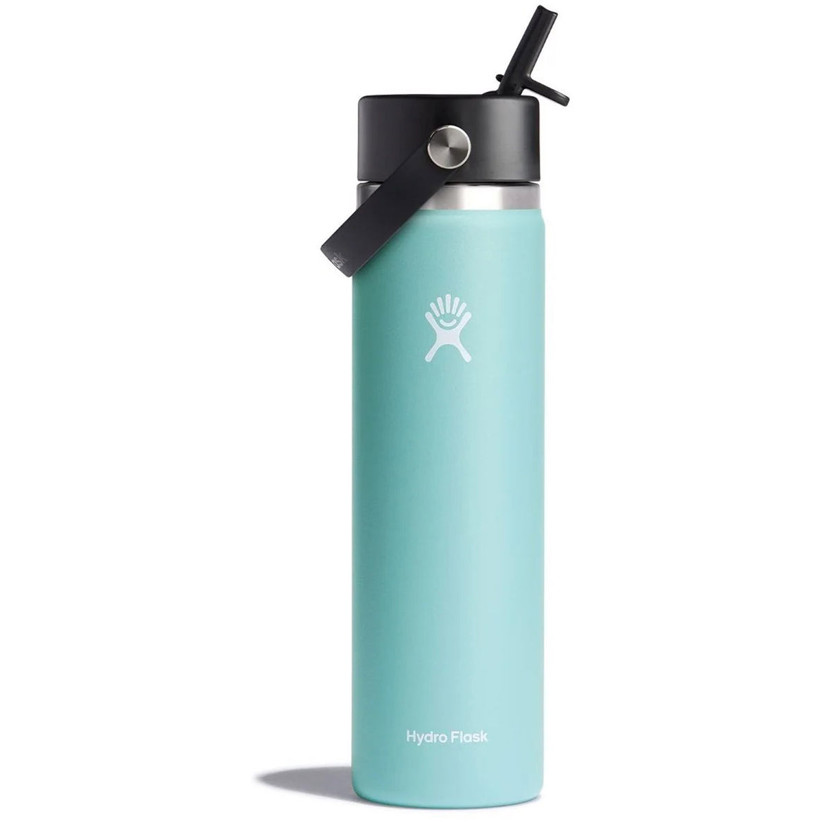 Hydration 24oz Wide Mouth Flex Straw Cap Insulated Water Bottle