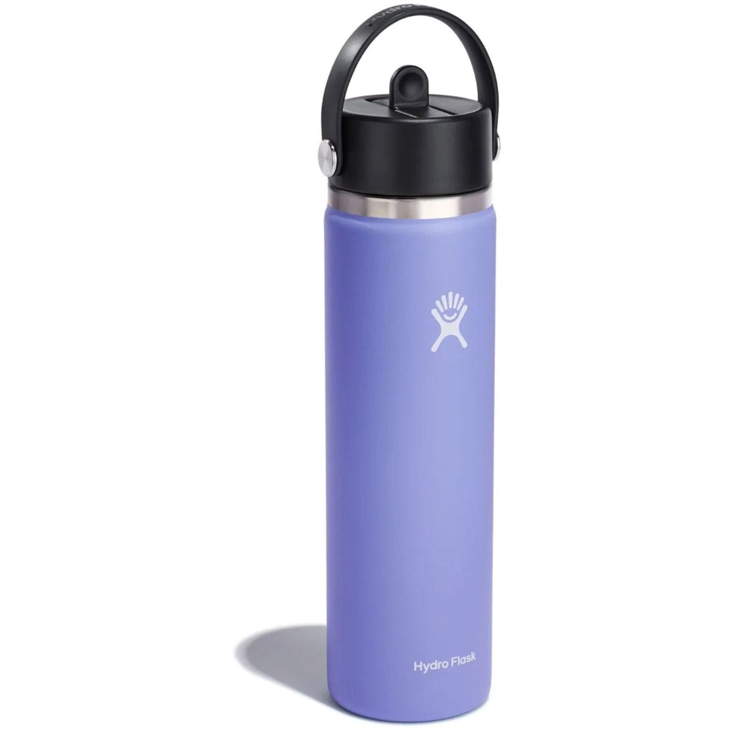 Hydration 24oz Wide Mouth Flex Straw Cap Insulated Water Bottle