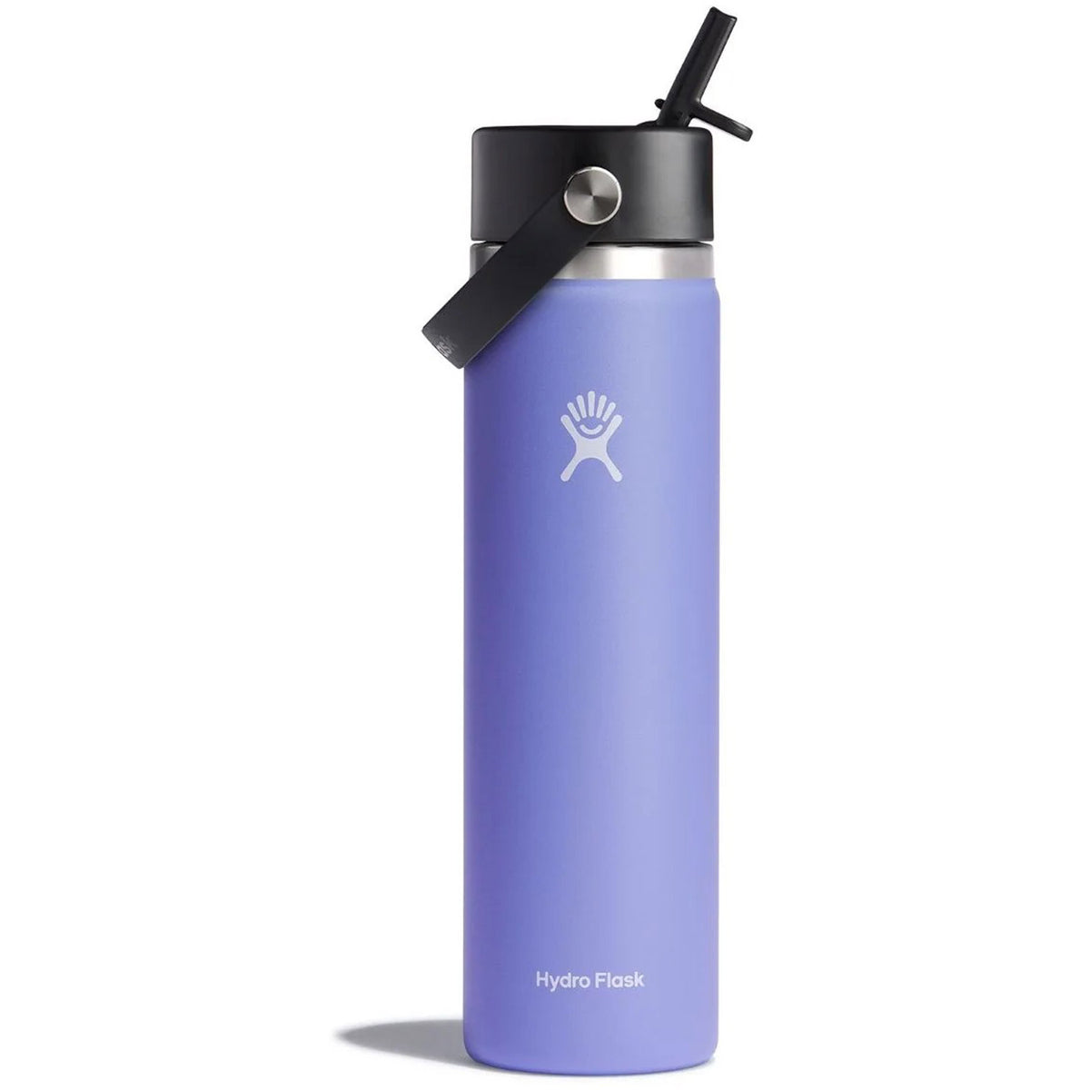 Hydration 24oz Wide Mouth Flex Straw Cap Insulated Water Bottle