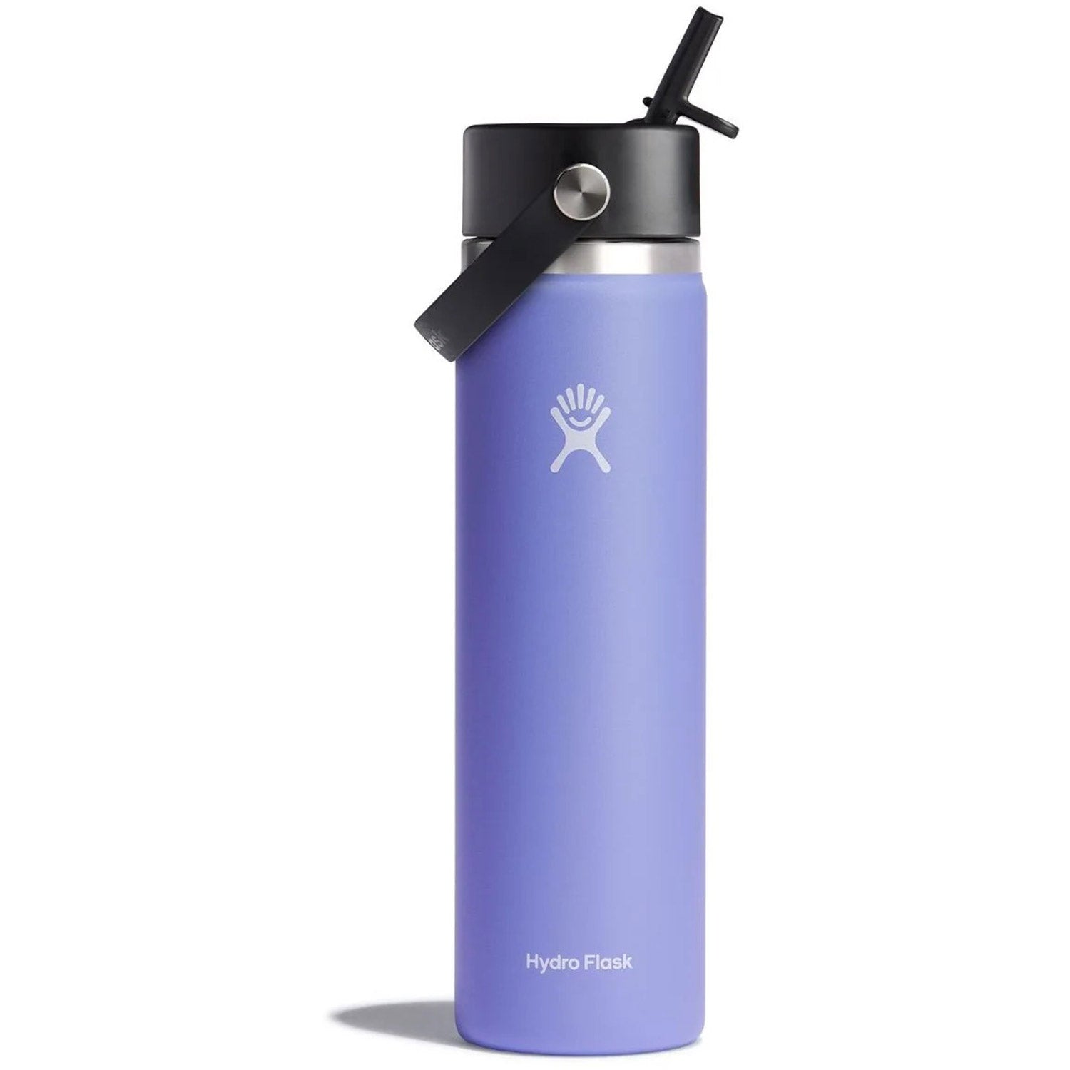 Hydration 24oz Wide Mouth Flex Straw Cap Insulated Water Bottle