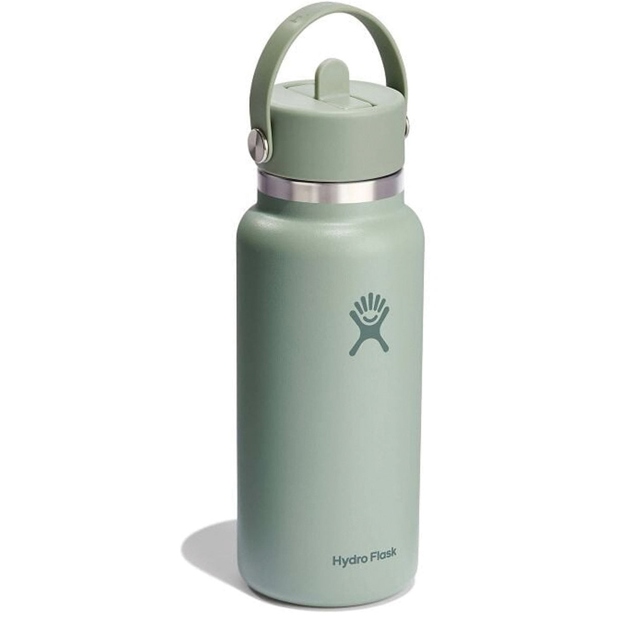 Hydration 32oz Wide Mouth Flex Straw Cap Insulated Water Bottle