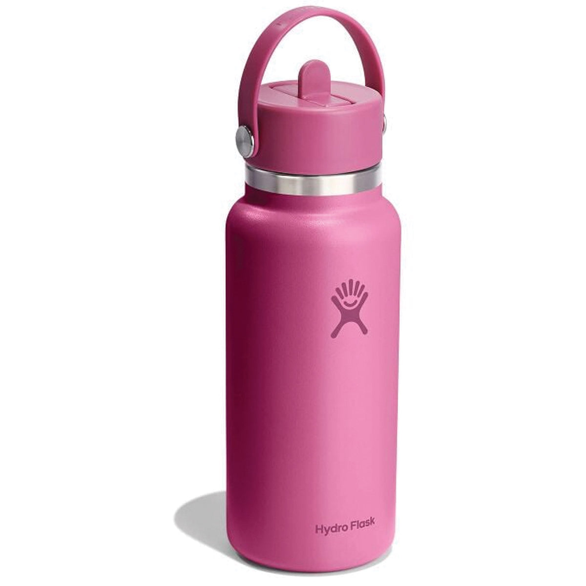 Hydration 32oz Wide Mouth Flex Straw Cap Insulated Water Bottle