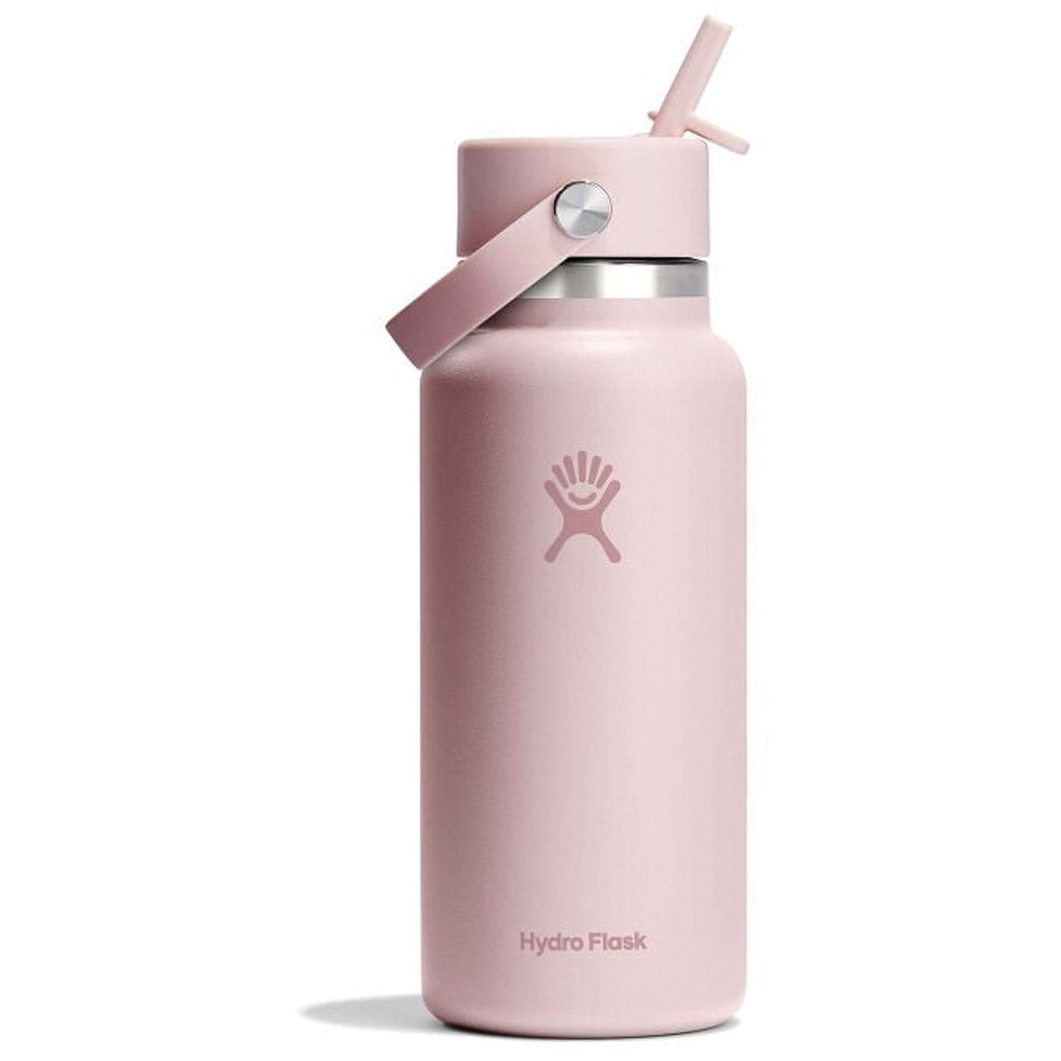 Hydration 32oz Wide Mouth Flex Straw Cap Insulated Water Bottle