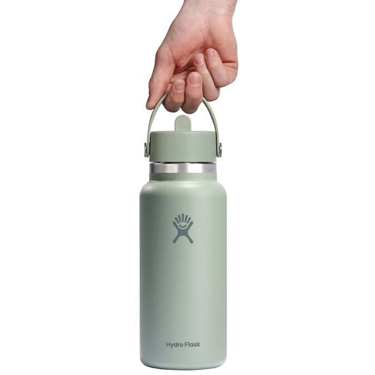 Hydration 32oz Wide Mouth Flex Straw Cap Insulated Water Bottle