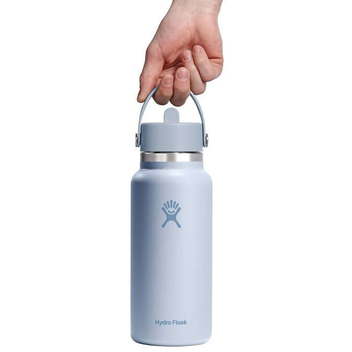 Hydration 32oz Wide Mouth Flex Straw Cap Insulated Water Bottle